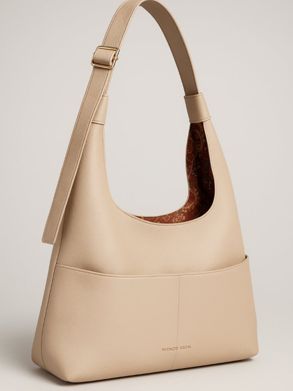 Wendy Keen Beige Handbag